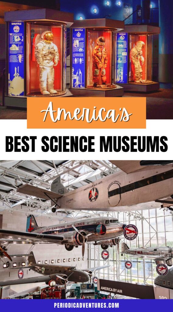 These are America's best science museums including observatories, natural history museums, aquariums, and general science museums across the country. With ideas like the Kennedy Space Center, Griffith Observatory and Field Museum.